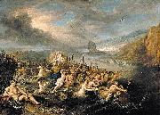 Francken, Frans II The Triumph of Neptune and Amphitrite Germany oil painting artist